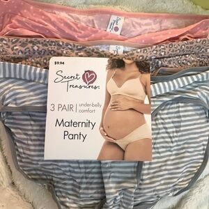 Lot of 2 packs Under-Belly Maternity Panty 3 pair per pack XL New!